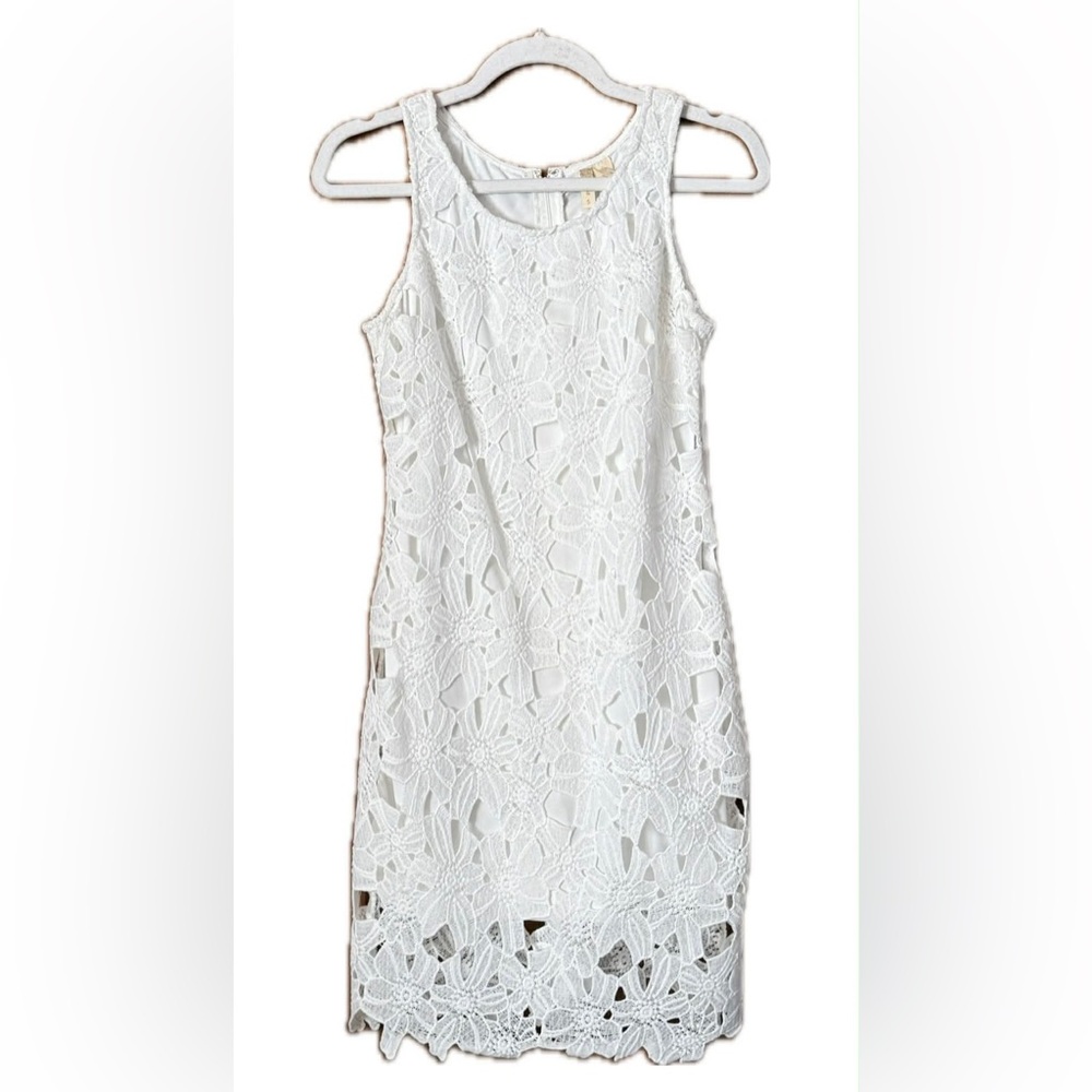 Elegant White Lace Dress